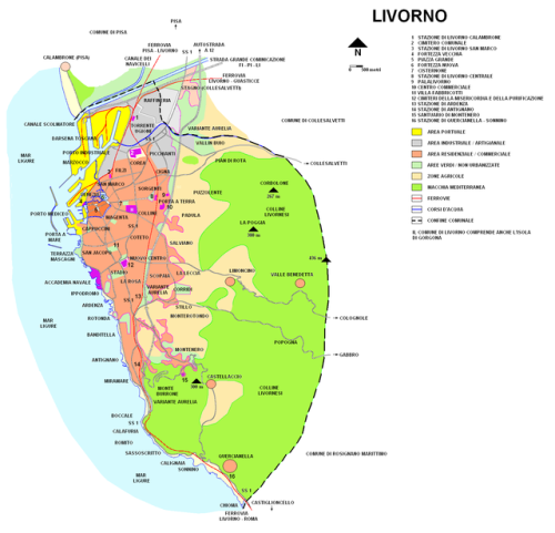 Mappa di Livorno Città Aperta