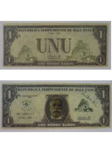 Banconota da 1 soddu di Malu Entu (2009)